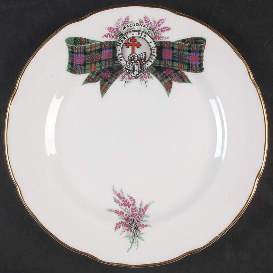 Coat of Arms (Scalloped) Bread & Butter Plate by Royal Grafton-1