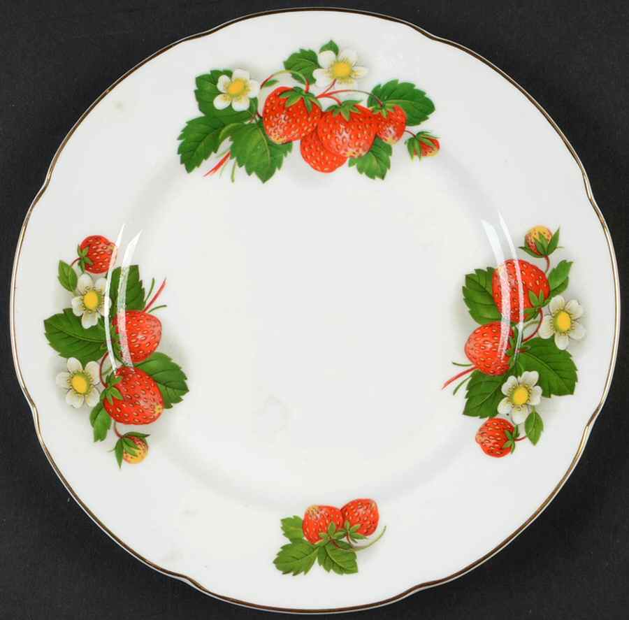 Strawberry Dessert/Pie Plate by Royal Grafton-1