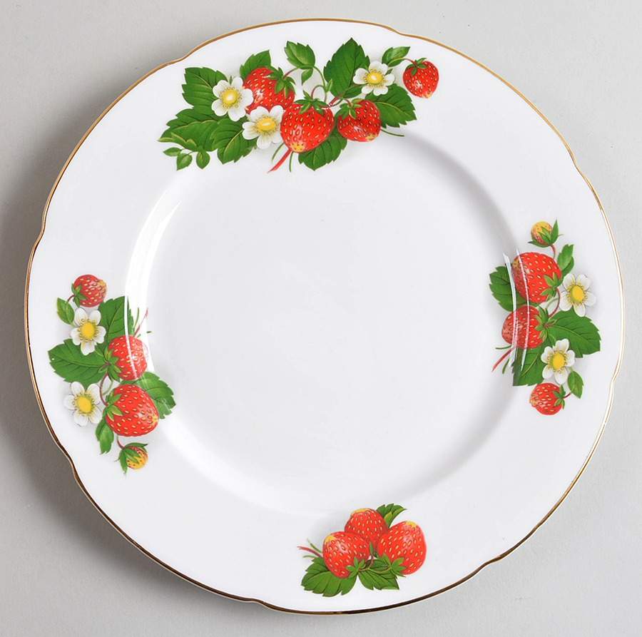 Strawberry Salad Plate by Royal Grafton-1