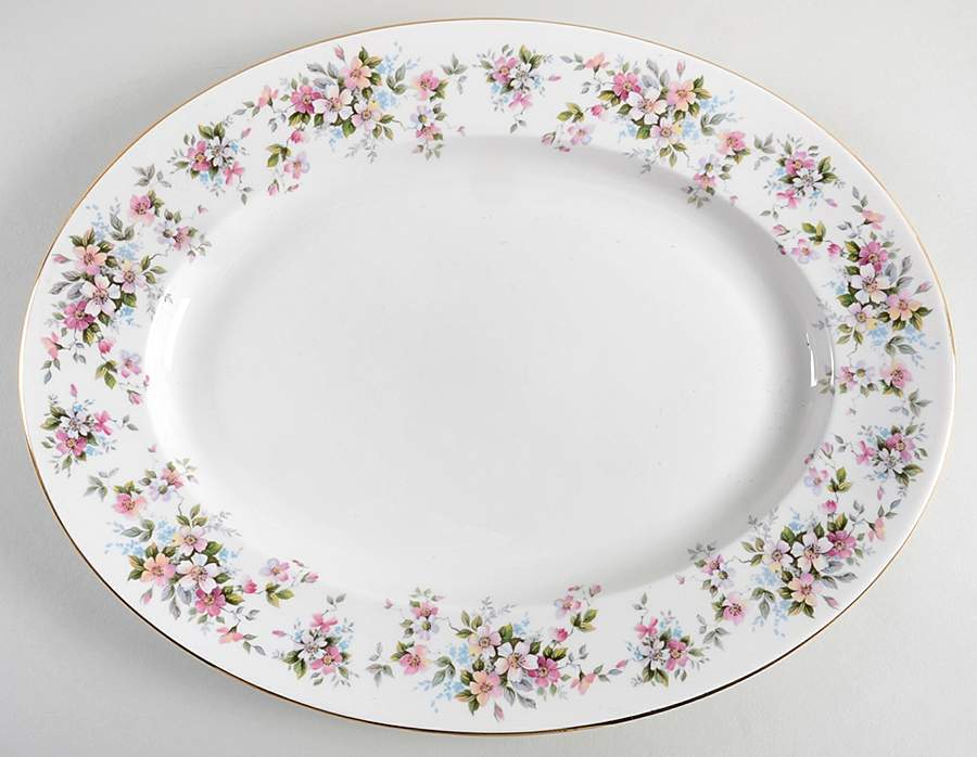Summer Melody 15" Oval Serving Platter by Royal Grafton-1