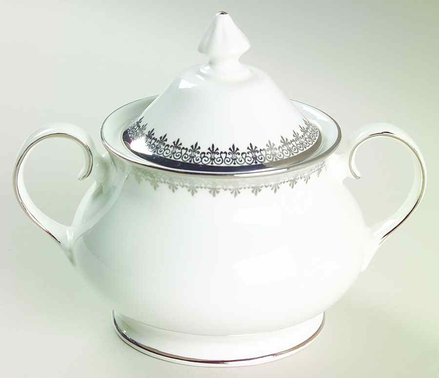Swan Lake Sugar Bowl & Lid by Royal Grafton-1