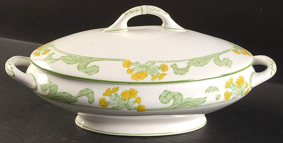 1232 Oval Covered Vegetable by Royal Gustafsberg-1