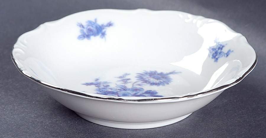 Blue Roses Fruit/Dessert (Sauce) Bowl by Royal Hanover-1
