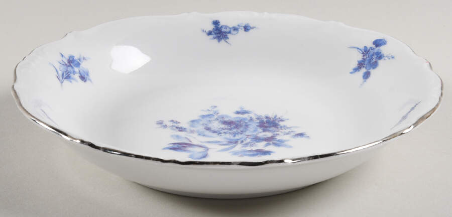 Blue Roses Coupe Soup Bowl by Royal Hanover-1