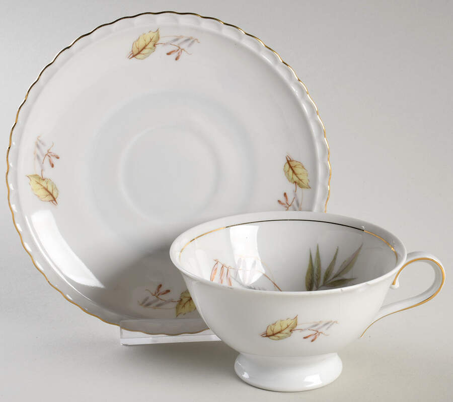 Glenwood Footed Cup & Saucer Set by Royal Hanover-1