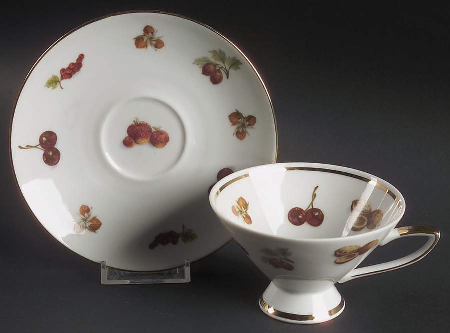 3117 Footed Cup & Saucer Set by Royal Hanover-1