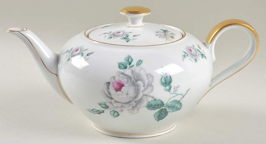 Rose Mist Teapot & Lid by Royal Hanover-1