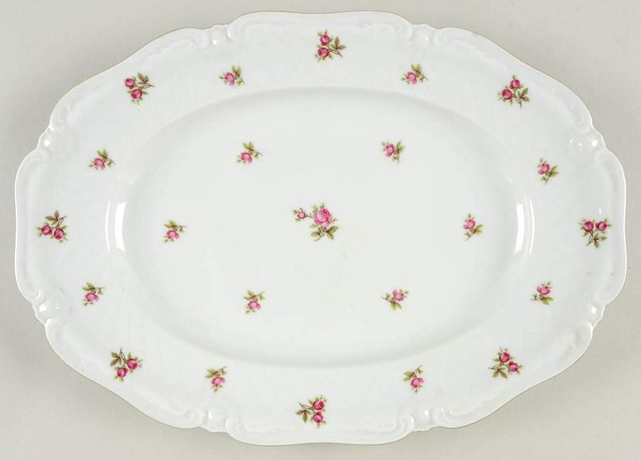 Roslyn 12" Oval Serving Platter by Royal Hanover-1