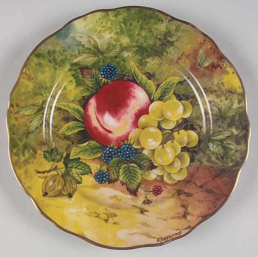 Still Life (Scalloped Edge) Dinner Plate by Rochard-1