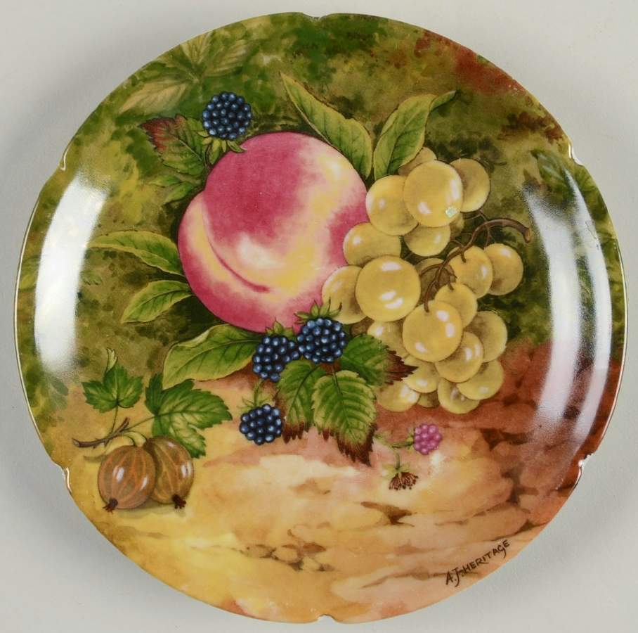 Still Life (Scalloped Edge) Bread & Butter Plate by Rochard-1