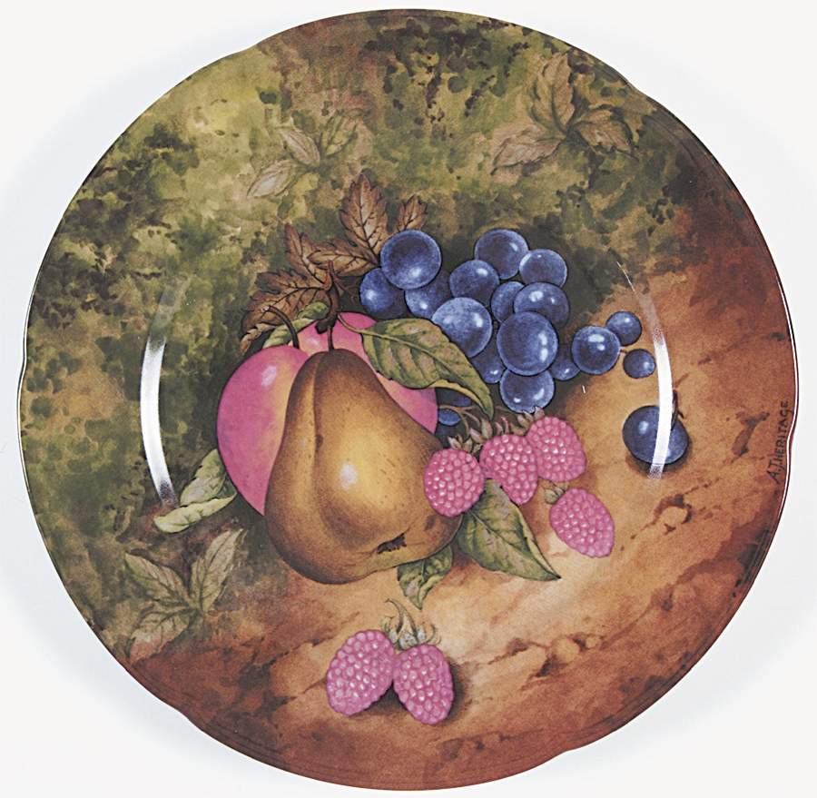 Still Life (Scalloped Edge) Salad Plate by Rochard-1