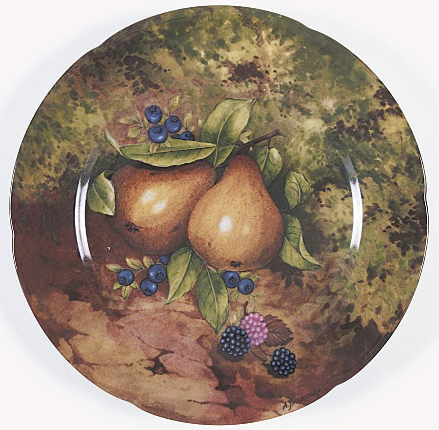 Still Life (Scalloped Edge) Salad Plate by Rochard-1