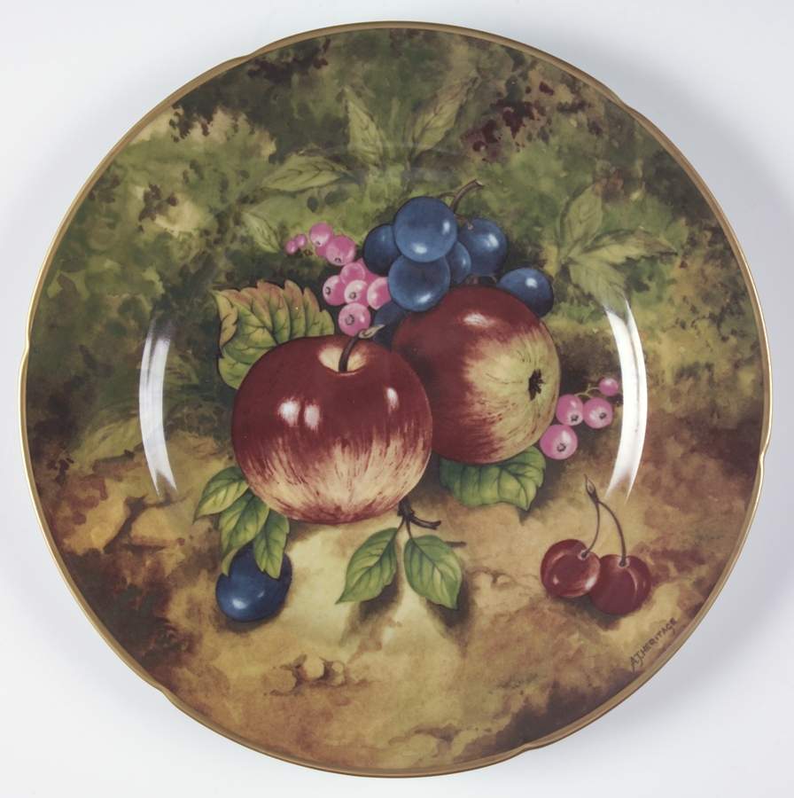 Still Life (Scalloped Edge) Dinner Plate by Rochard-1