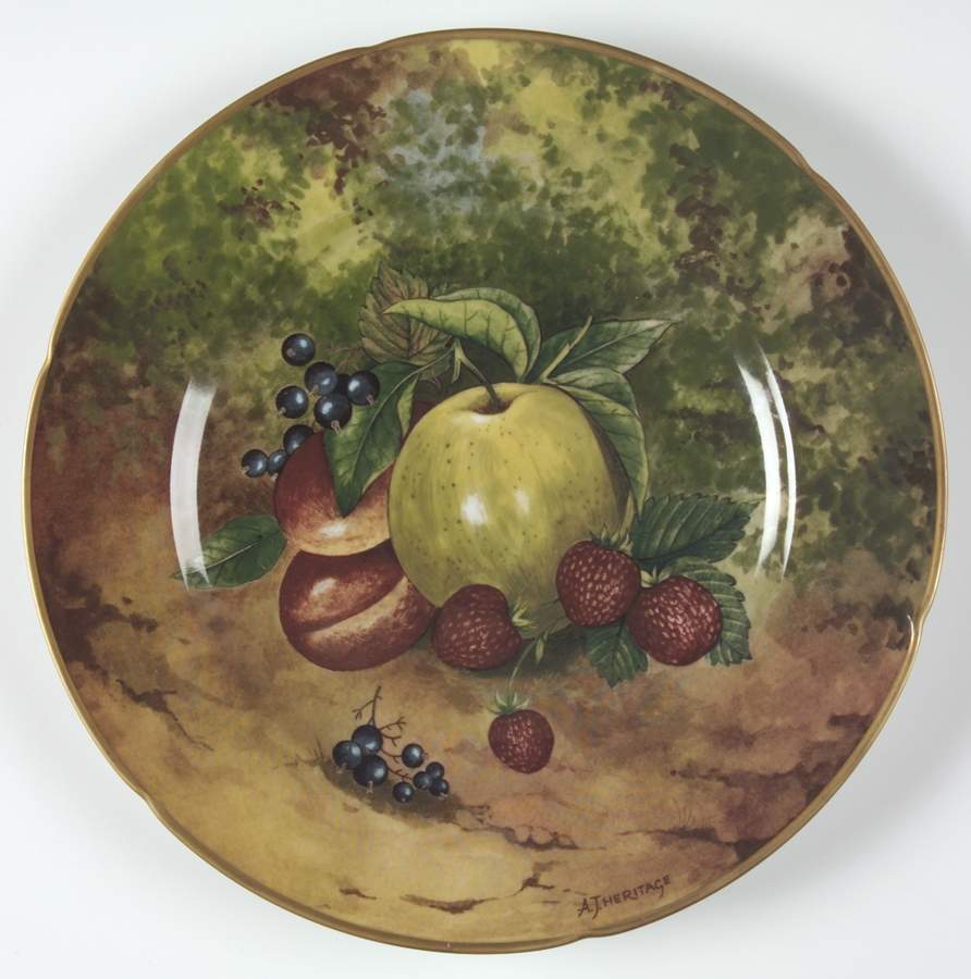 Still Life (Scalloped Edge) Dinner Plate by Rochard-1