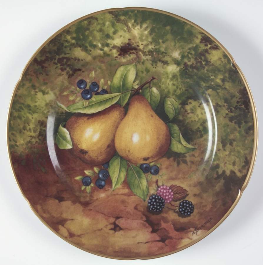 Still Life (Scalloped Edge) Dinner Plate by Rochard-1