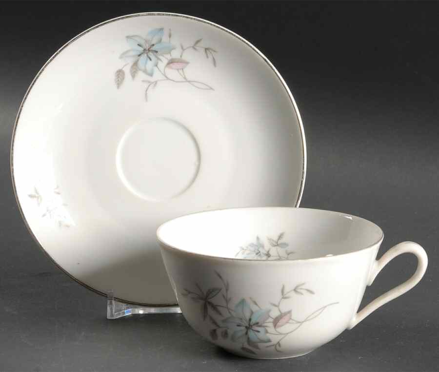 Fantasy (Smooth Edge) Flat Cup & Saucer Set by Royal Heiden-1