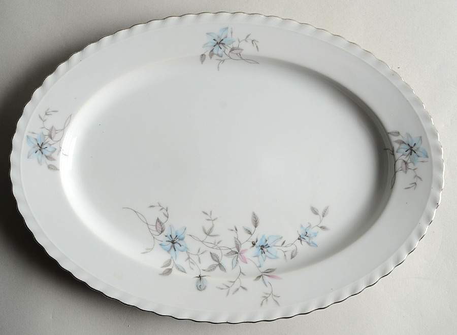 RHE1 (ROPE EDGE) 13" Oval Serving Platter by Royal Heiden-1