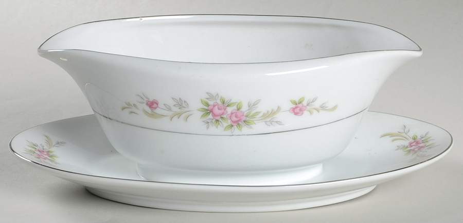 Anita Gravy Boat with Attached Underplate by Royal Hostess-1