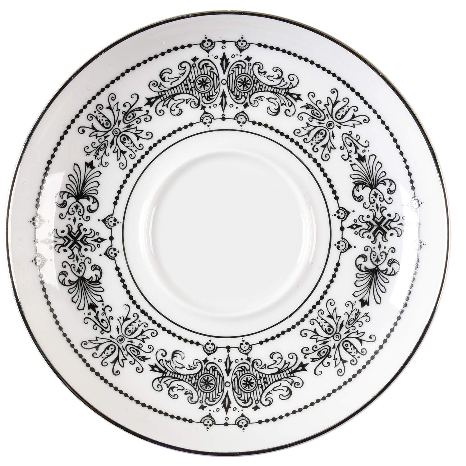 Chateau Black Saucer by Royal Hostess-1
