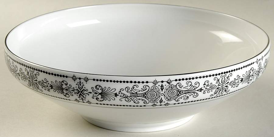 Chateau Black 9" Round Vegetable Bowl by Royal Hostess-1