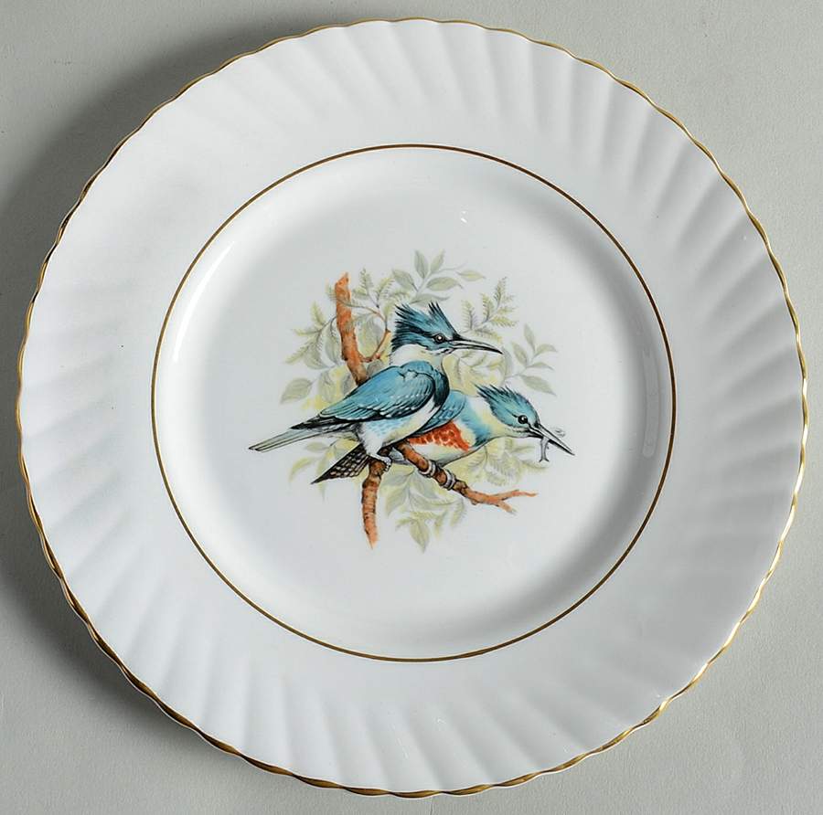 Birds of America Salad Plate by Rosina-Queens-1