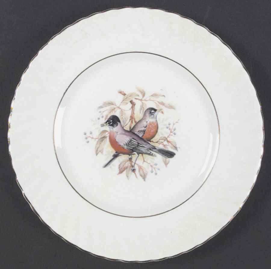Birds of America Salad Plate by Rosina-Queens-1
