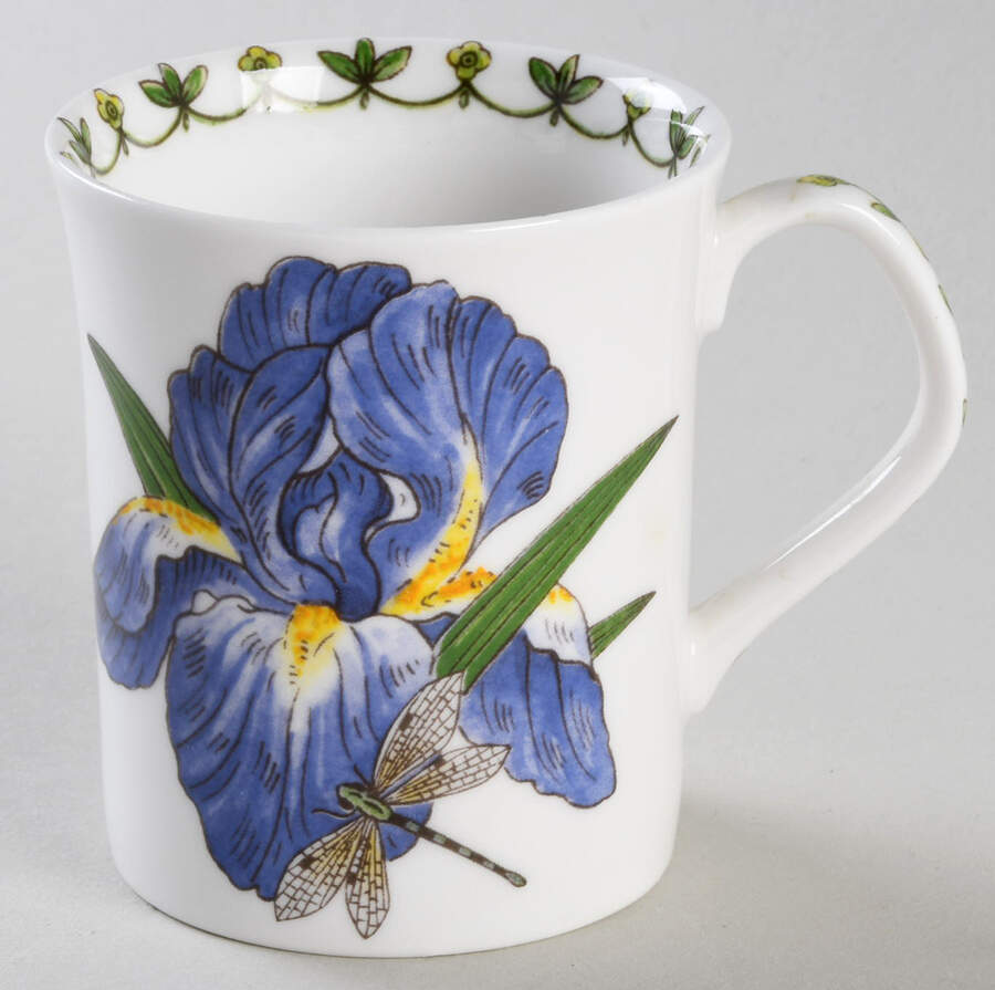 Blue Iris Flat Cup by Rosina-Queens-1