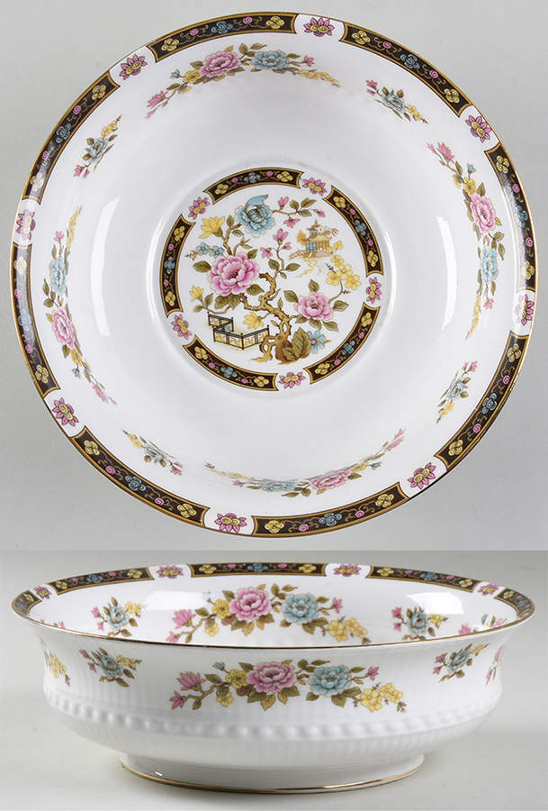 Cathay 9" Round Vegetable Bowl by Rosina-Queens-1