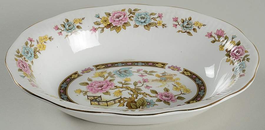 Cathay 9" Oval Vegetable Bowl by Rosina-Queens-1