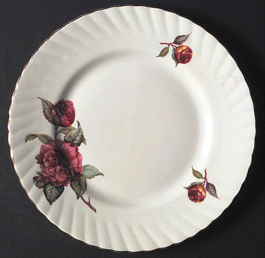 Centenary Year (Flowers, Shape 1) Dessert/Pie Plate by Rosina-Queens-1