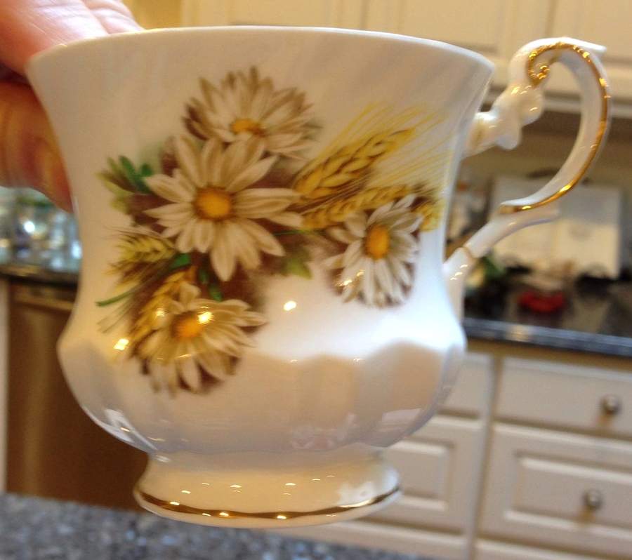 Centenary Year (Flowers, Shape 1) Footed Cup by Rosina-Queens-1