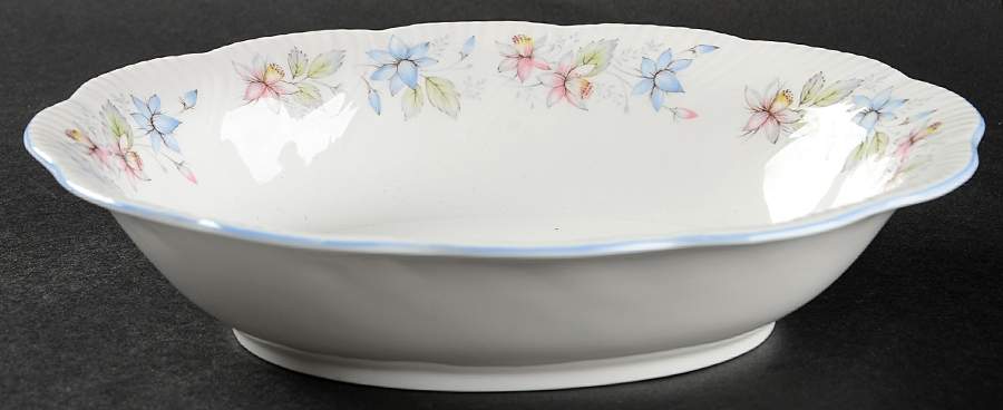 Claire 9" Oval Vegetable Bowl by Rosina-Queens-1