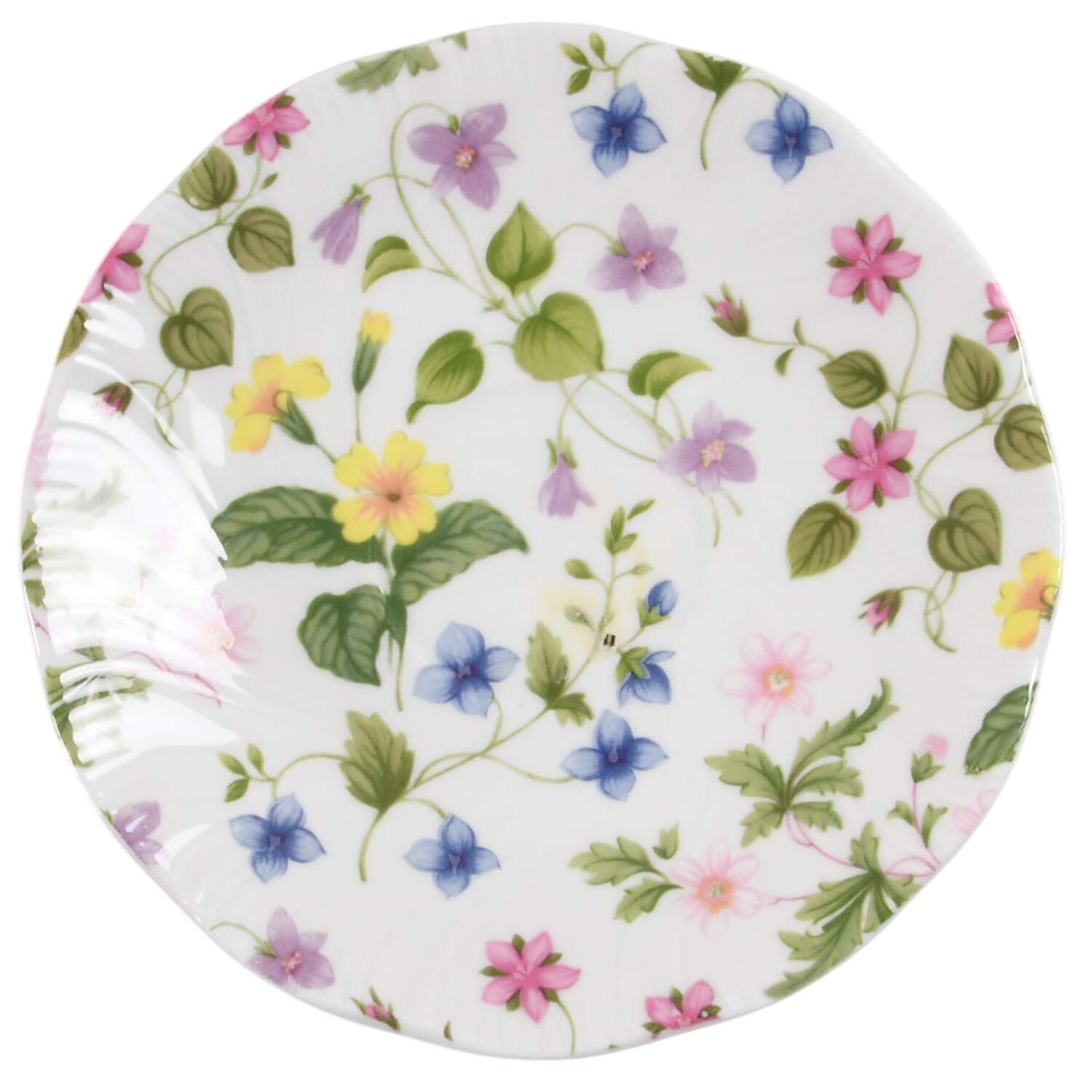 Country Meadow Saucer for Flat Cup by Rosina-Queens-1