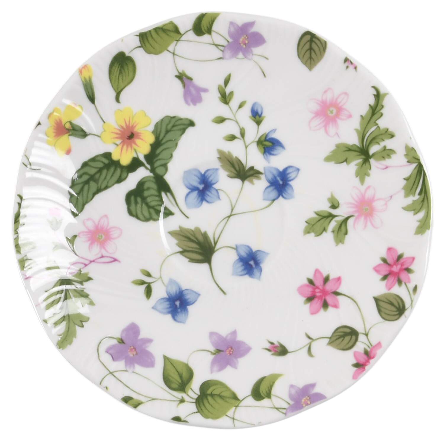 Country Meadow Saucer for Demitasse Cup by Rosina-Queens-1