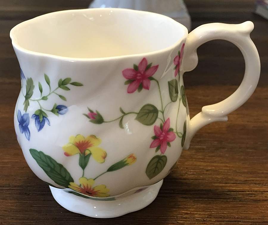 Country Meadow Footed Cup by Rosina-Queens-1