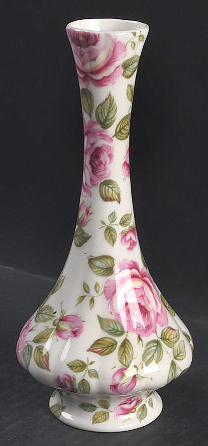 Cottage Rose 7" Vase by Rosina-Queens-1