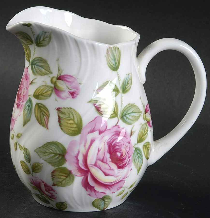 Cottage Rose Mini Creamer by Rosina-Queens-1