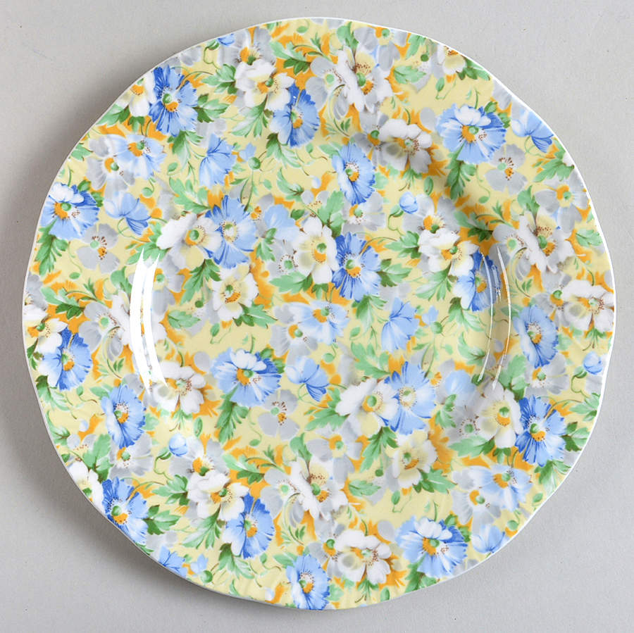 English Chintz Salad Plate by Rosina-Queens-1