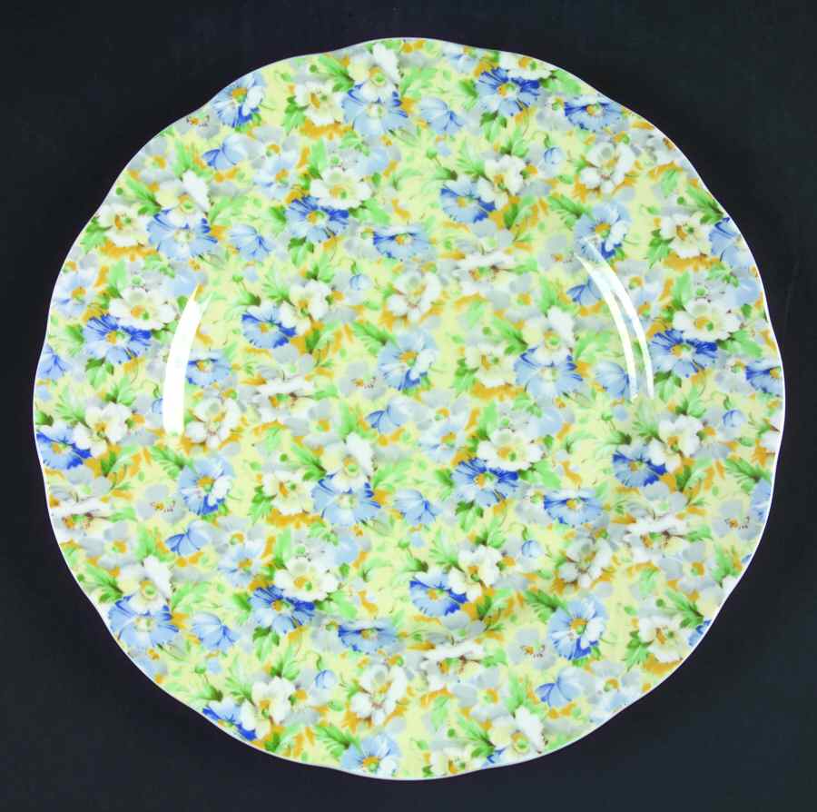 English Chintz Dinner Plate by Rosina-Queens-1