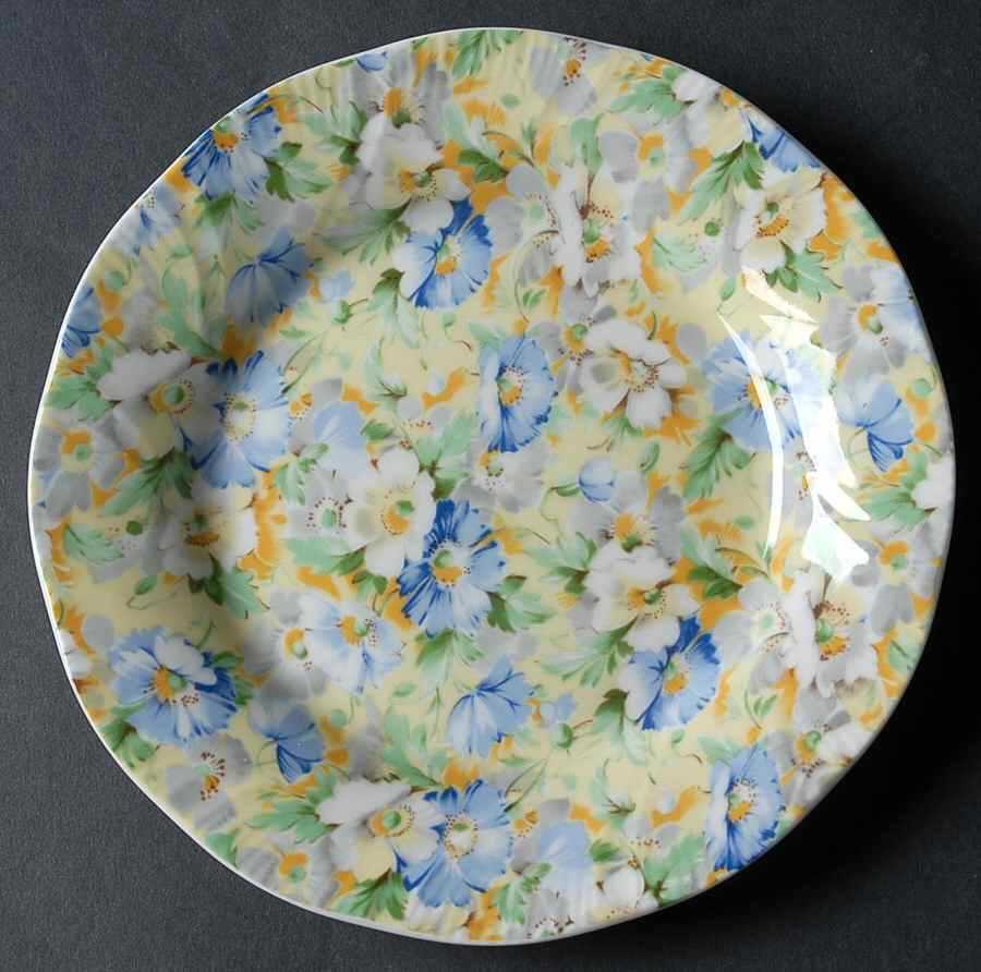 English Chintz Bread & Butter Plate by Rosina-Queens-1