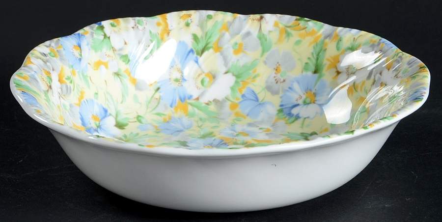 English Chintz Coupe Cereal Bowl by Rosina-Queens-1