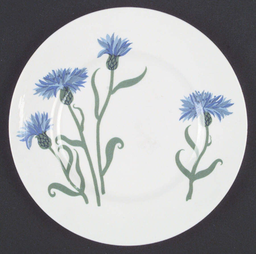 Field Flowers Salad Plate by Rosina-Queens-1