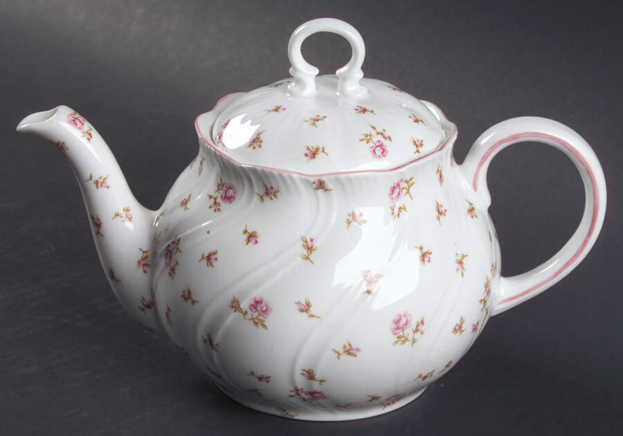 Fleur Mini Teapot & Lid by Rosina-Queens-1