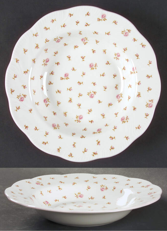 Fleur Rim Soup Bowl by Rosina-Queens-1