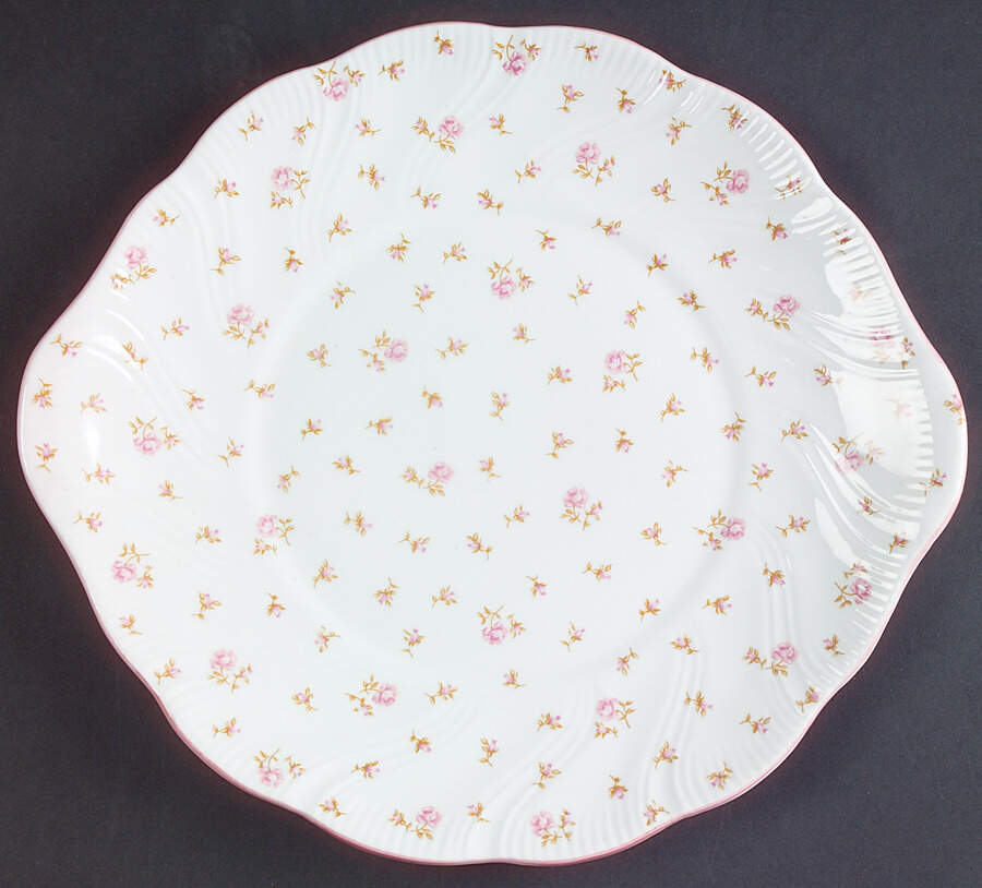 Fleur Handled Cake Plate by Rosina-Queens-1
