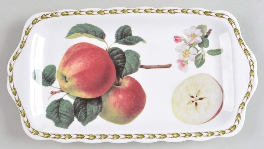 Hooker's Fruit (Bone, Made In England) Large Sandwich Tray by Rosina-Queens-1