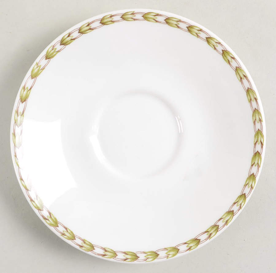 Hooker's Fruit (Bone, Made In England) Saucer for Footed Cup by Rosina-Queens-1