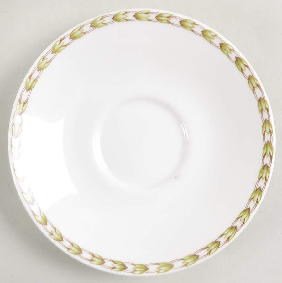 Hooker's Fruit (Bone, Made In England) Saucer for Footed Cup by Rosina-Queens-1