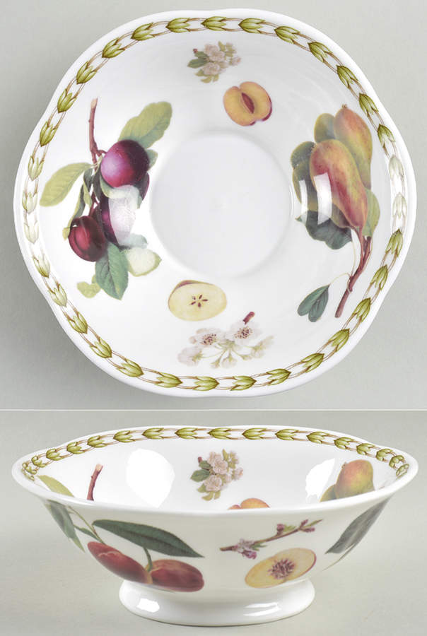Hooker's Fruit (Bone, Made In England) 6" All Purpose Bowl by Rosina-Queens-1