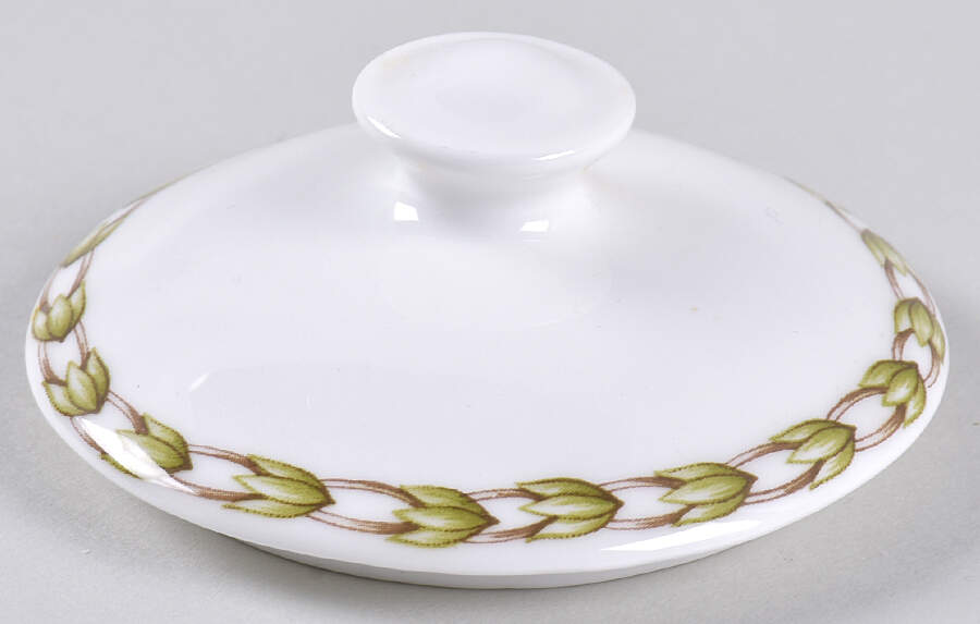 Hooker's Fruit (Bone, Made In England) Lid for Mini Sugar Bowl by Rosina-Queens-1
